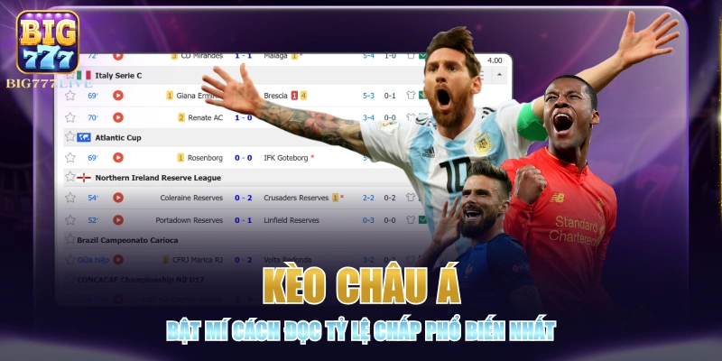 Kèo Châu Á - Bật Mí Cách Đọc Tỷ Lệ Chấp Phổ Biến Nhất