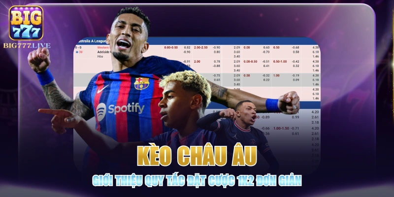 Kèo Châu Âu - Giới Thiệu Quy Tắc Đặt Cược 1X2 Đơn Giản